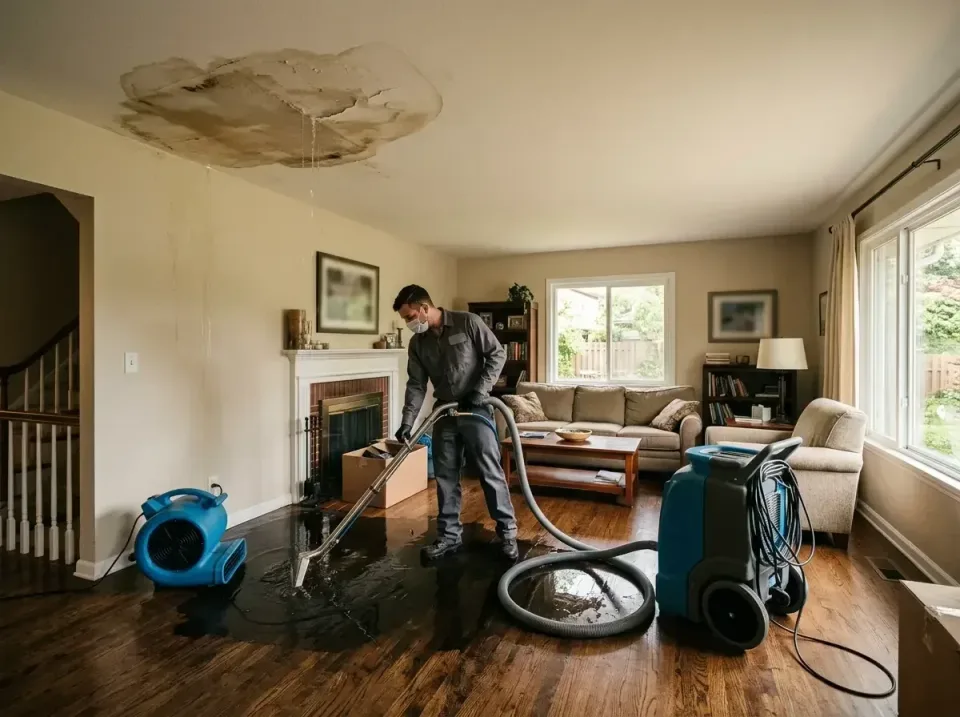 attic-pipe-burst-ceiling-drip-008 — frequently asked questions, Water Damage Restoration & Carpet Care in State Line, PA